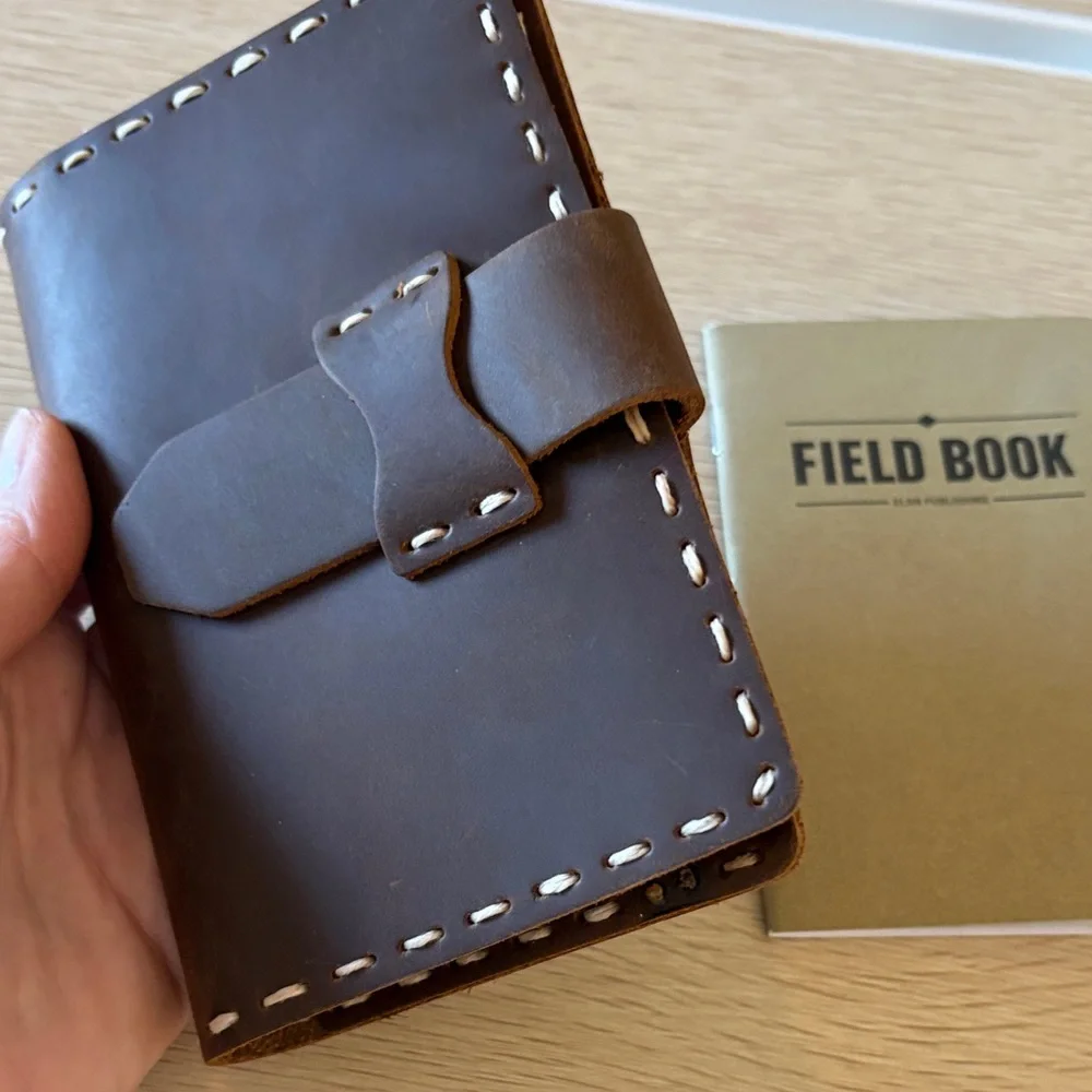 Field Book Elan Publishing Notebook‎ and Leather Passport Wallet with Card Slots